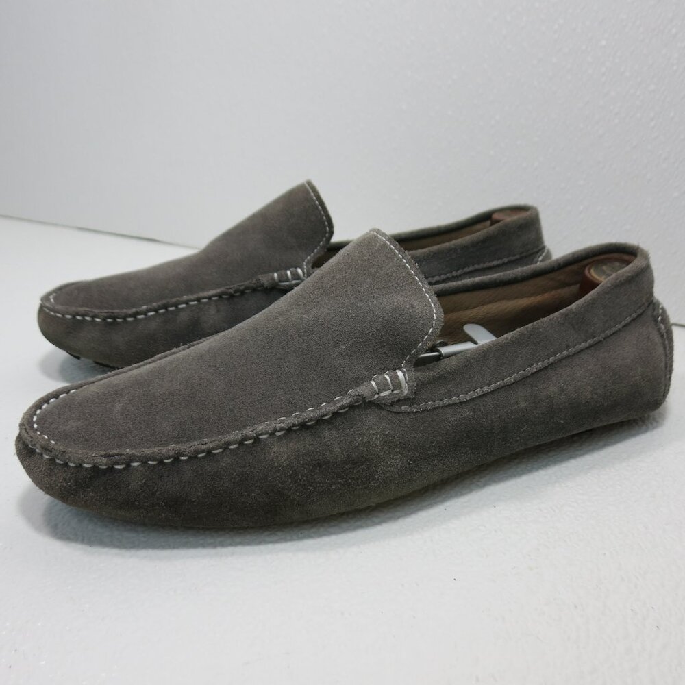 Zanzara Suede Leather Driver Moccasins Loafers Shoes Men's Footwear Sz 9.5